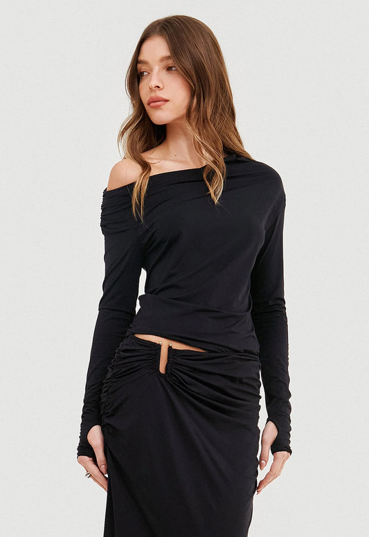 Blusa Fluity Nádia - Preto