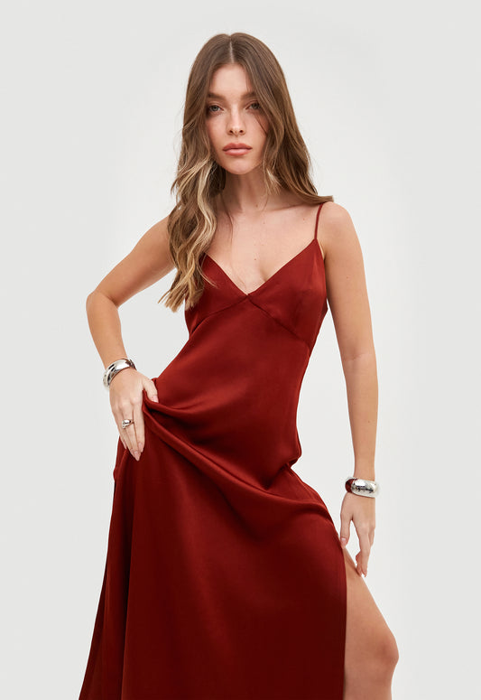 Vestido Alanis - Cherry