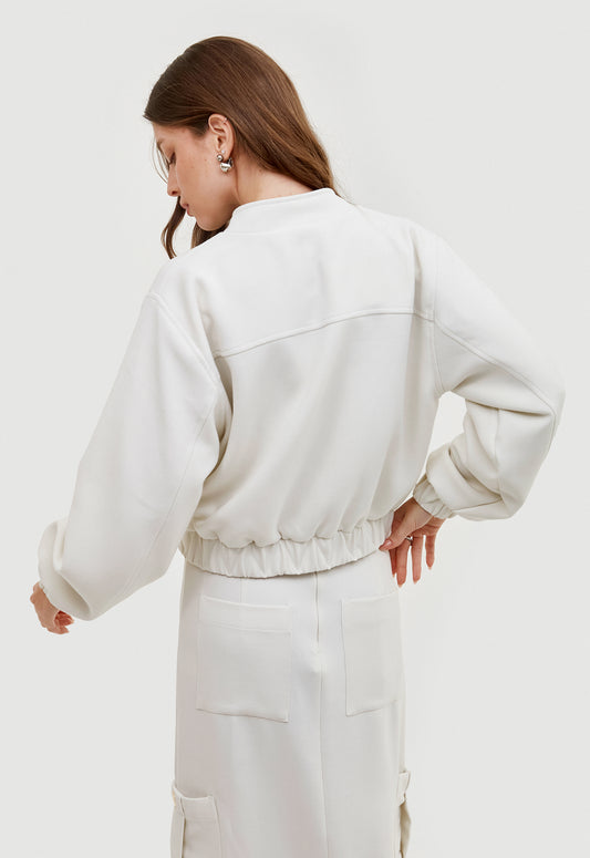 Jaqueta Bomber Gabrielle - Off White