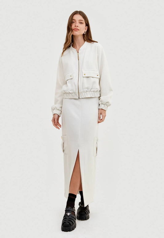 Saia Midi Gabrielle - Off White