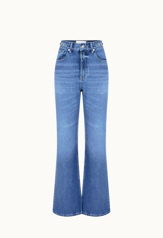 Calça Jeans Wide Leg Lucie - Azul