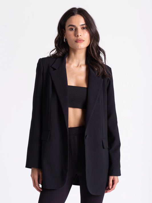 Blazer Alfaiataria Louise - Preto