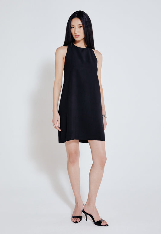 Vestido Crepe Diana - Preto