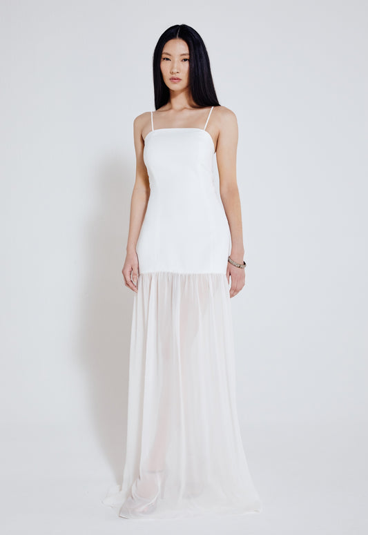 Vestido Longo Lanine - Off White