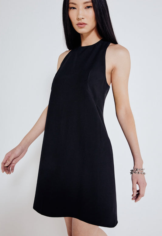 Vestido Crepe Diana - Preto